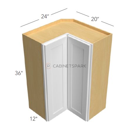 Fabuwood FK-WPC2436 Wall Pie Cut Corner Cabinet | Fusion Kona