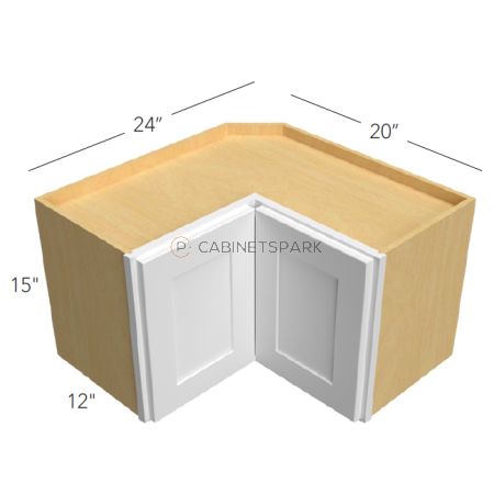 Fabuwood FD-WPC2415 Wall Pie Cut Corner Cabinet | Fusion Dove