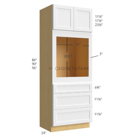 Fabuwood HF-OC3384 Tall Oven Cabinet | Hallmark Frost