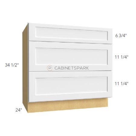 Fabuwood GC-DB12 Drawer Pack Base Cabinet | Galaxy Cobblestone