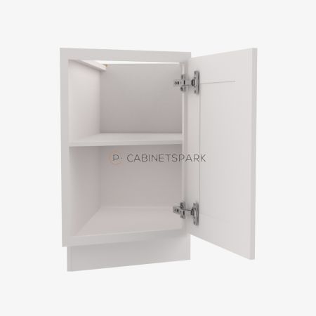 Forevermark AW-BTC12R Base Transitional Cabinet Right | Ice White Shaker