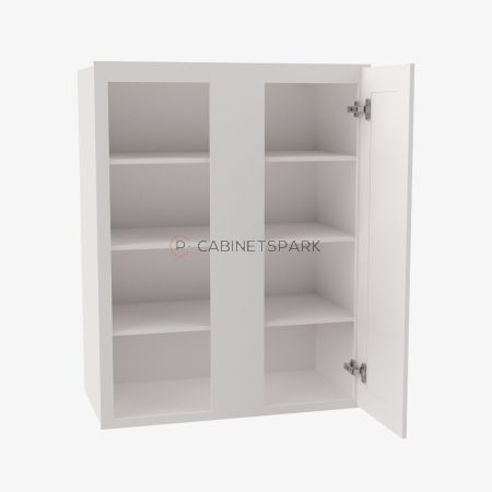 Forevermark AW-WBLC30/33-3042 Wall Blind Corner Cabinet | Ice White Shaker