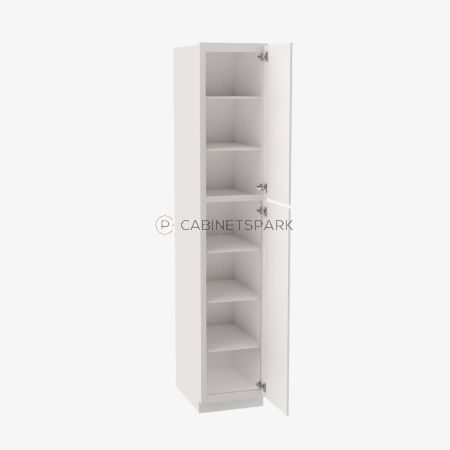 Forevermark AW-WP1596 Tall Wall Pantry Cabinet | Ice White Shaker