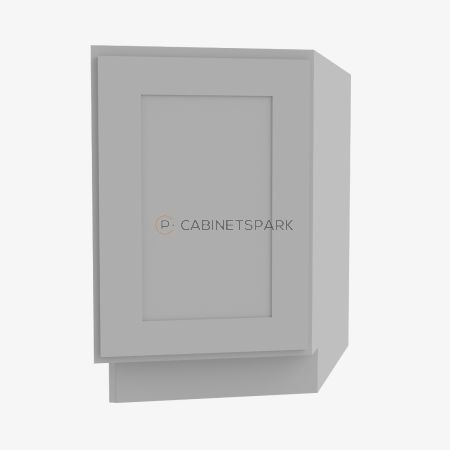 Forevermark AB-BTC12L Base Transitional Cabinet Left | Lait Grey Shaker