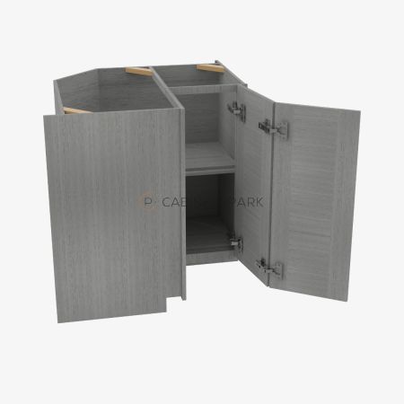 Forevermark TG-LS3612 Lazy Susan Base Cabinet | Midtown Grey