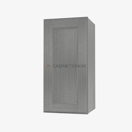 Forevermark TG-W1236 Single Door Wall Cabinet | Midtown Grey