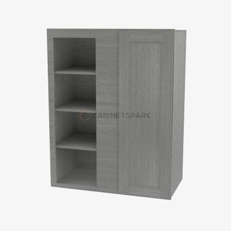 Forevermark TG-WBLC30/33-3030 Wall Blind Corner Cabinet | Midtown Grey