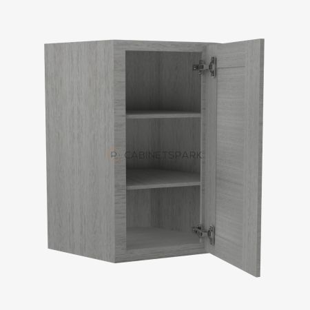 Forevermark TG-WDC2436Wall Diagonal Corner Cabinet | Midtown Grey