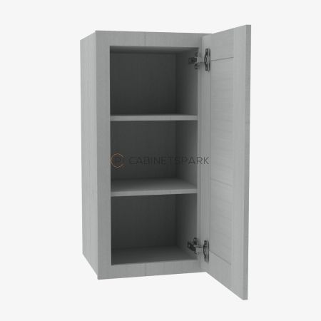 Forevermark AN-W1836 Single Door Wall Cabinet | Nova Light Grey Shaker