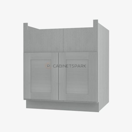 Forevermark AN-FSB30B Farm Sink Base Cabinet | Nova Light Grey Shaker