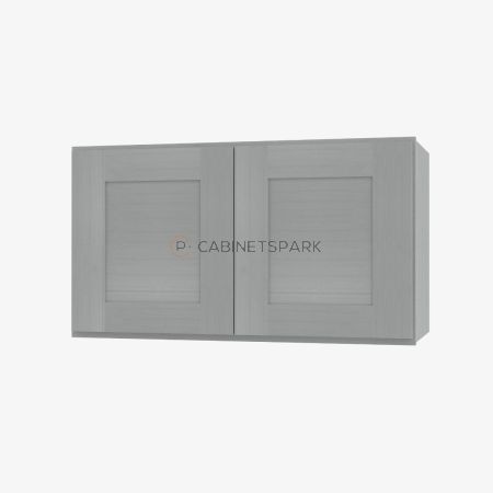 Forevermark AN-W2424B Double Door Wall Cabinet | Nova Light Grey Shaker