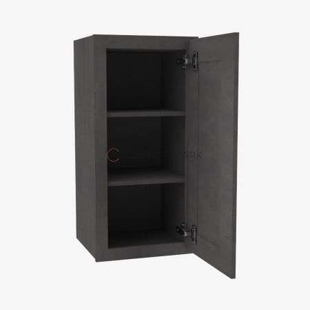 Forevermark TS-W1542 Single Door Wall Cabinet | Townsquare Grey