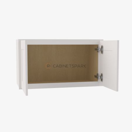 Forevermark VW-W3015B Double Door Wall Cabinet | Vista White Shaker