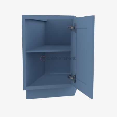 Forevermark AX-BTC12R Base Transitional Cabinet Right | Xterra Blue Shaker