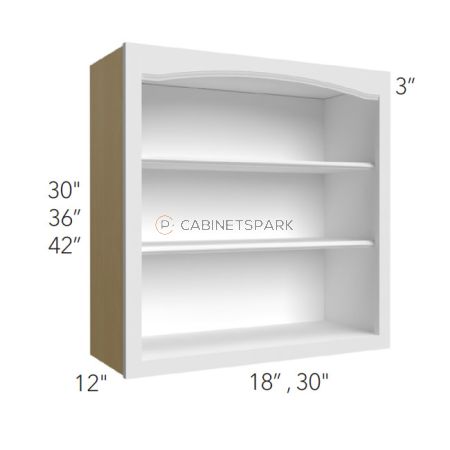 Fabuwood FD-WOS1842 Open Shelf | Fusion Dove