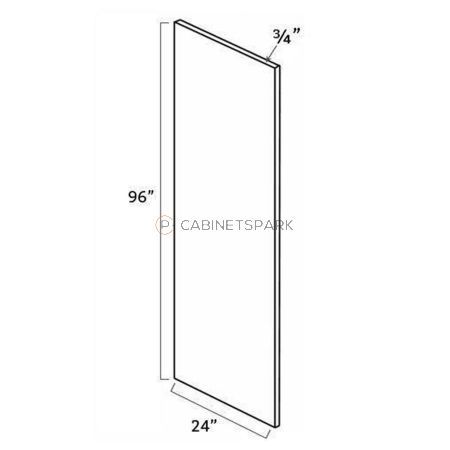 Forevermark TG-REP2484-3/4” Refrigerator End Panel | Midtown Grey