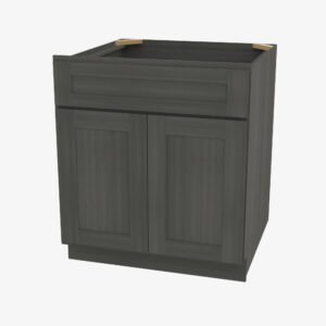 AG-SB30B Double Door 30 Inch Sink Base Cabinet | Greystone Shaker