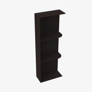 AG-WES536 Wall End Shelf with Open Shelves | TSG RTA Greystone Shaker