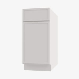 PW-B12 Single Door Cabinets 12 Inch Base Cabinet | Petit White