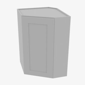 AB-WDC274215 Single Door Cabinets 27 Inch Wall Diagonal Corner Cabinet | Lait Grey Shaker