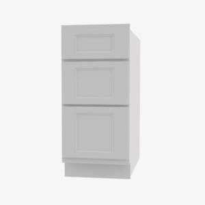 TW-DB18 3 18 Inch 3 Drawer Pack Base Cabinet | Uptown White