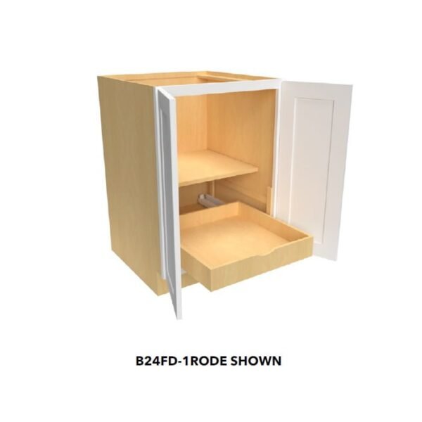 Fabuwood Cabinetry QDF-B36FD-3RODE Quest Discovery Frost Installed Roll Out Drawers Fabuwood Kitchen Cabinet Quest Series QDF-B36FD-3RODE Quest Discovery Frost Installed Roll Out Drawers