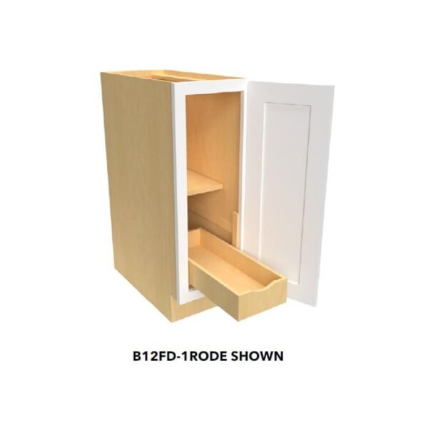 Fabuwood Kitchen Cabinet Quest Series QDF-B21FD-3RODE Quest Discovery Frost Installed Roll Out Drawers