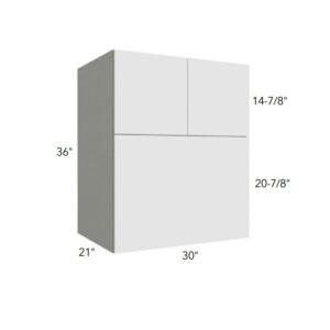 Fabuwood Kitchen Cabinets Illume Series ITO3-MC303621 Illume Tuscany Olmo 3 Microwave Wall Cabinet