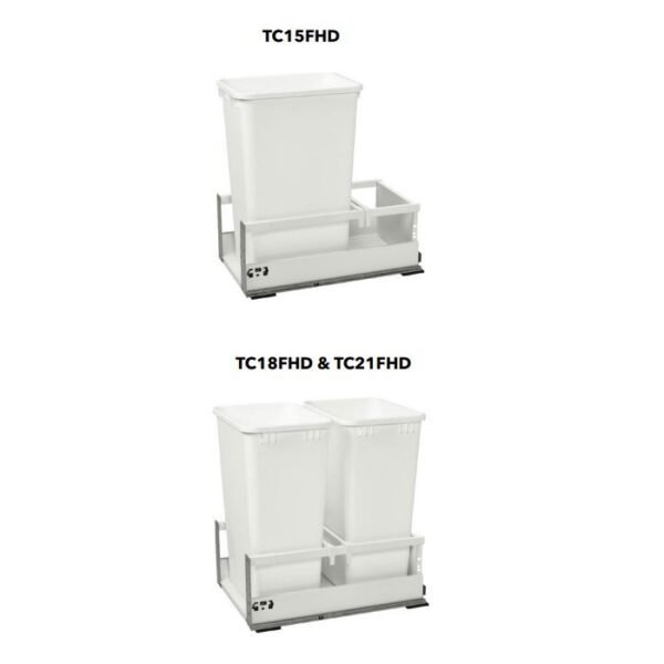 Fabuwood Cabinetry ITO3-TC18FHD ILLUME Illume Tuscany Olmo 3 Trash Can Tray Fabuwood Kitchen Cabinet Illume Series ITO3-TC18FHD ILLUME Illume Tuscany Olmo 3 Trash Can Tray