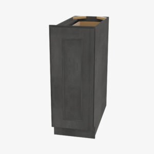 AA-FB09 Full Height Single Door Cabinets 9 Inch Base Cabinet | Blaze Black Shaker