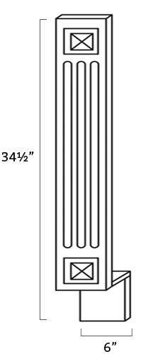 Forevermark-AW-A6BF-Fluted-Decorative-Base-Filler-TSG-Forevermark-Ice-White-Shaker-White-6-Inch-Cabinet-3