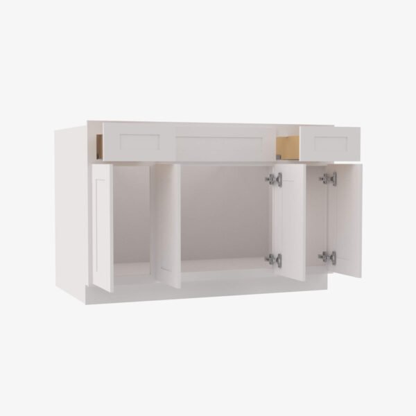 Forevermark-AW-S4821B12D-34-12-Double-Door-48-Inch-Sink-Base-Combo-Vanity-with-Drawers-Ice-White-Shaker-White-48-Inch-Cabinet-3