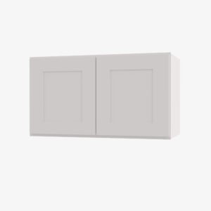 AZ-W301824B Double Door 30 Inch Wall Refrigerator Cabinet | RTA Champagne Maple Shaker