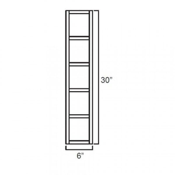 Forevermark-AW-WC630-6-Inch-Wall-Cube-Cabinet-with-5-Cubes-Ice-White-Shaker-White-6-Inch-Cabinet-5