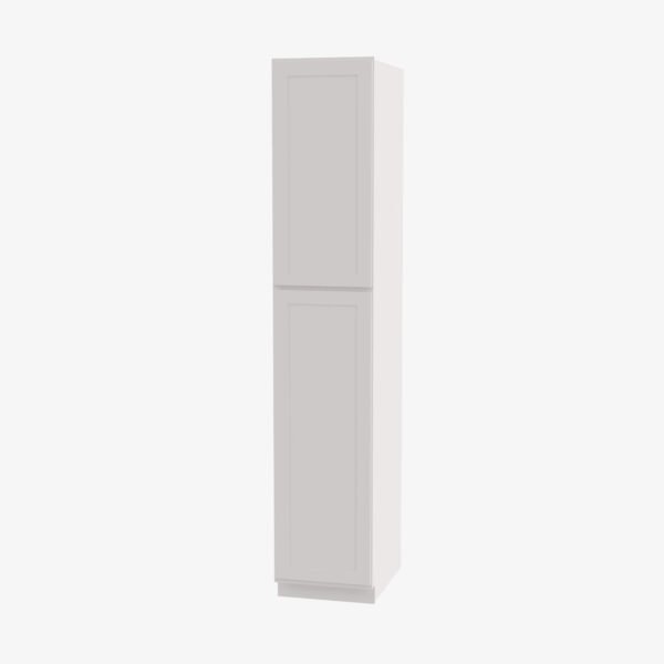 Forevermark-AW-WP1584-Double-Door-15-Inch-Tall-Wall-Pantry-Cabinet-Ice-White-Shaker-White-15-Inch-Cabinet