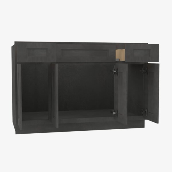 Forevermark-TS-S4821B12D-34-12-Double-Door-48-Inch-Sink-Base-Combo-Vanity-with-Drawers-Townsquare-Grey-Grey-48-Inch-Cabinet-2