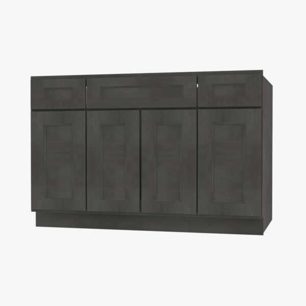 Forevermark-TS-S4821B12D-34-12-Double-Door-48-Inch-Sink-Base-Combo-Vanity-with-Drawers-Townsquare-Grey-Grey-48-Inch-Cabinet-3