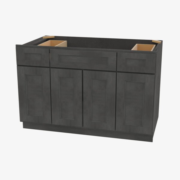 Forevermark-TS-S4821B12D-34-12-Double-Door-48-Inch-Sink-Base-Combo-Vanity-with-Drawers-Townsquare-Grey-Grey-48-Inch-Cabinet-4