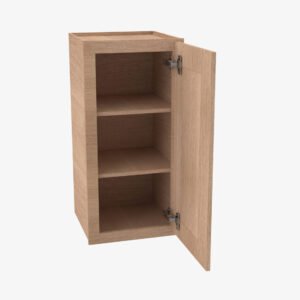 AH-W2136 Single Door Cabinets 21 Inch Wall Cabinet | Homestead OAK Shaker