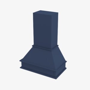 PD-CWH36 36 Inch Wall Range Hood Cabinet with Trimmable Top | Petit Blue